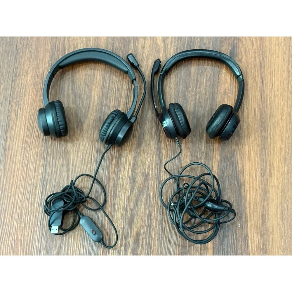Logitech And Onn USB Headset with Microphone For PC Gaming Chat